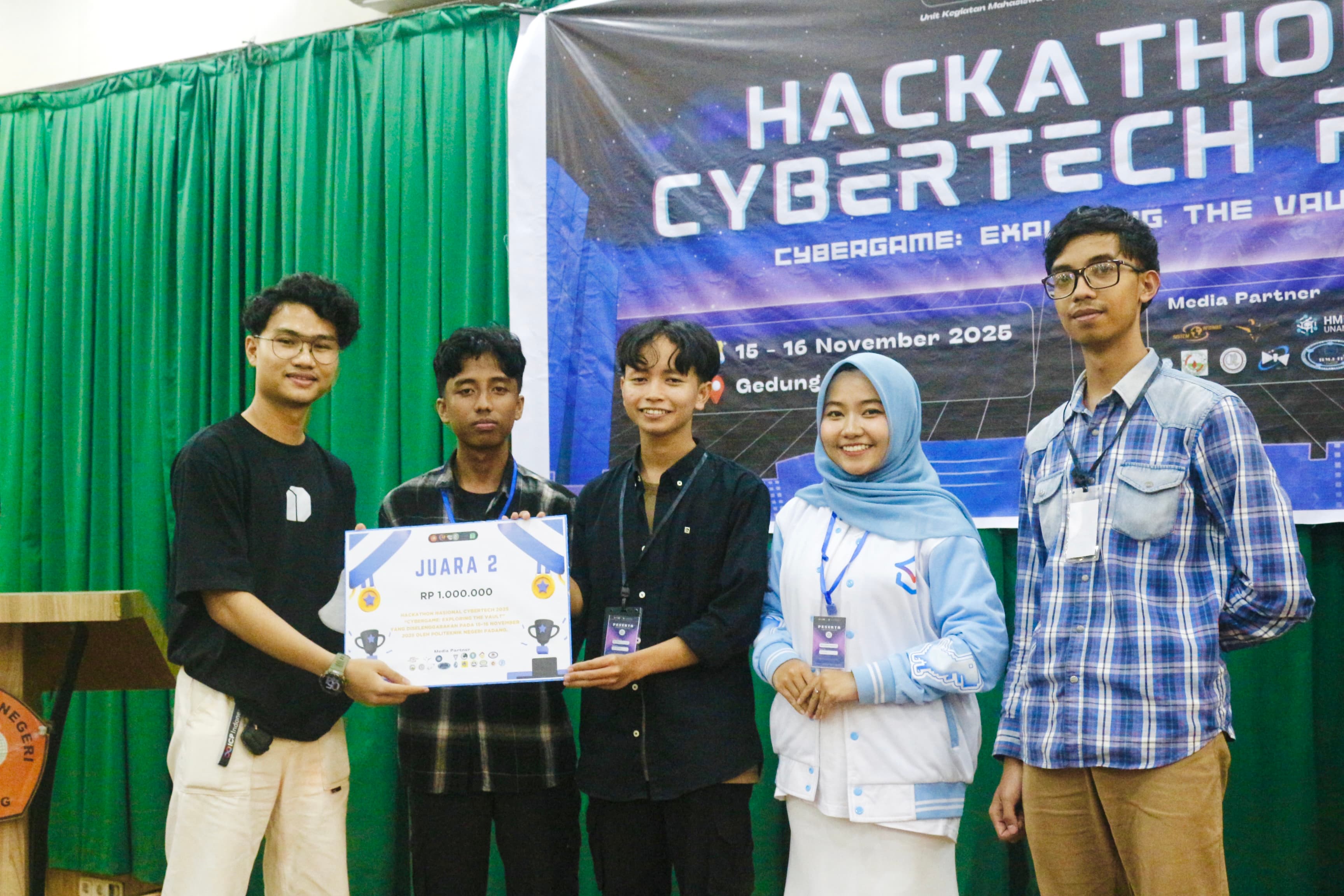 2nd Place — Hackathon Cybertech, Politeknik Negeri Padang