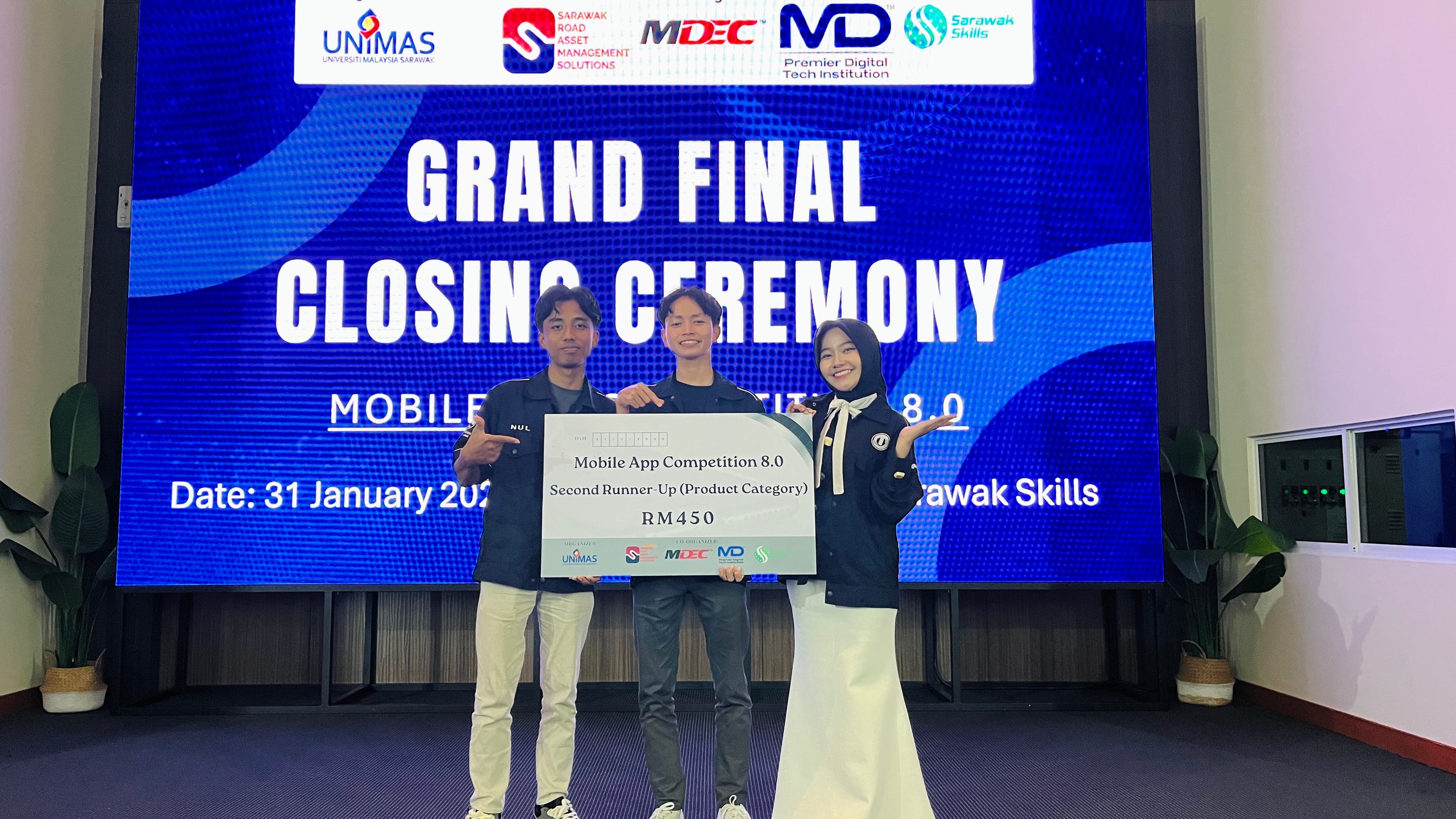 2nd Runner-up (Product Category) — Mobile App Competition 8.0, UNIMAS Sarawak